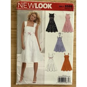 New Look Pattern‎ 6589 Misses' Dress Size 8-18 Uncut FF
